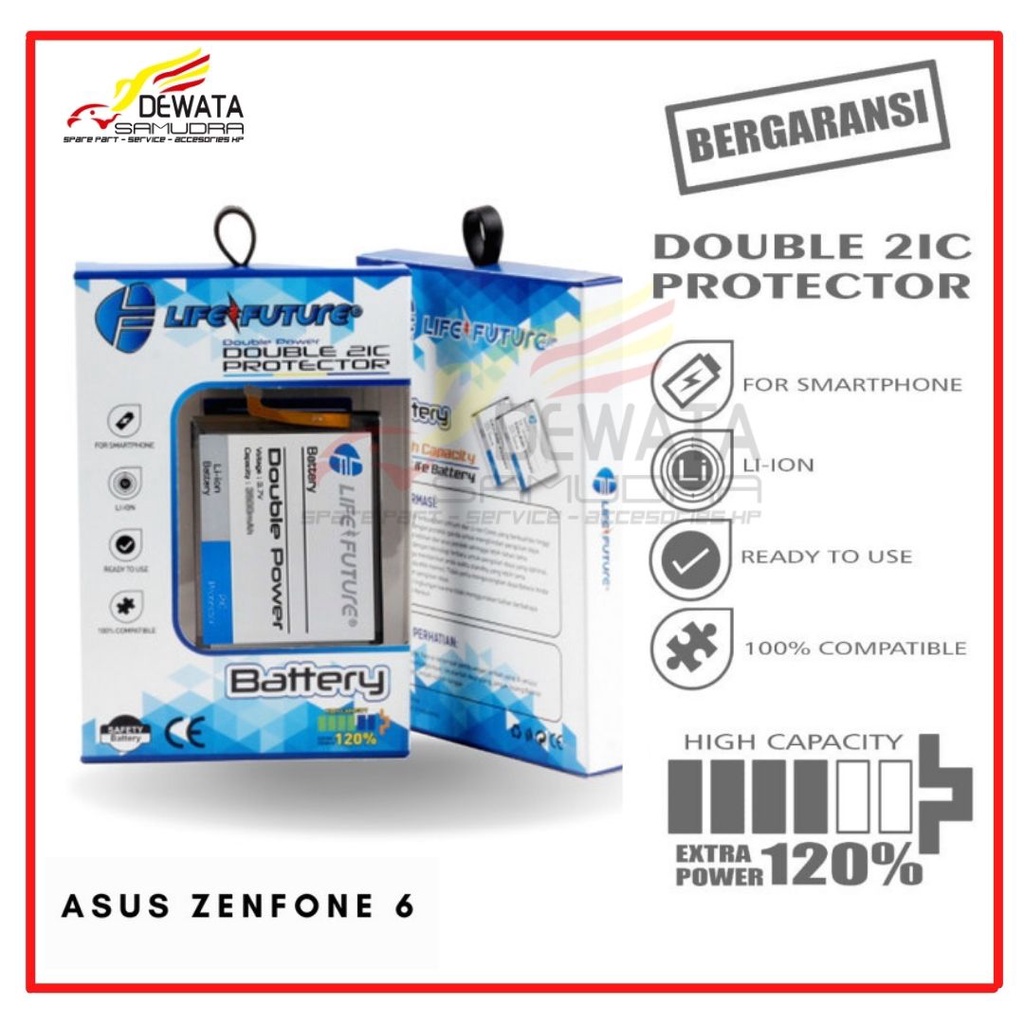 Baterai - Batrai - Battery LF Asus Zenfone 6