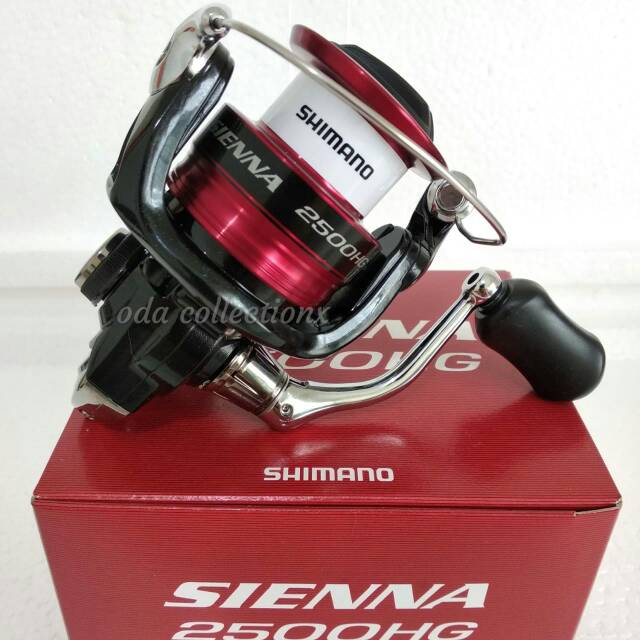 Reel Shimano Sienna 2500 Hg Fg Drag 4kg 4bb New 19 Pancing 2500hg Shopee Indonesia