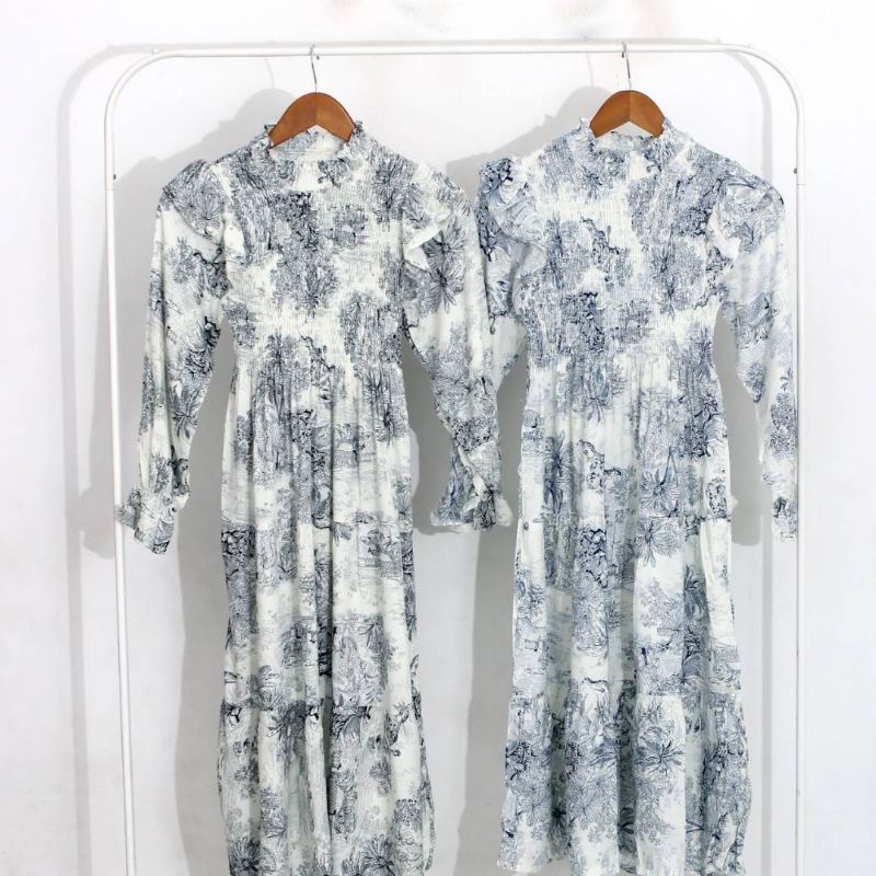 LONG TUNIK SMOKE ANDIN DIOR KEMBANG CHARITY