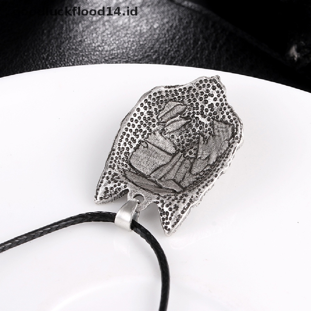 [OOID] Tibetan Silver Wolf Head Pendant Necklace Amulet Animal Viking Men Gift Jewelry ID