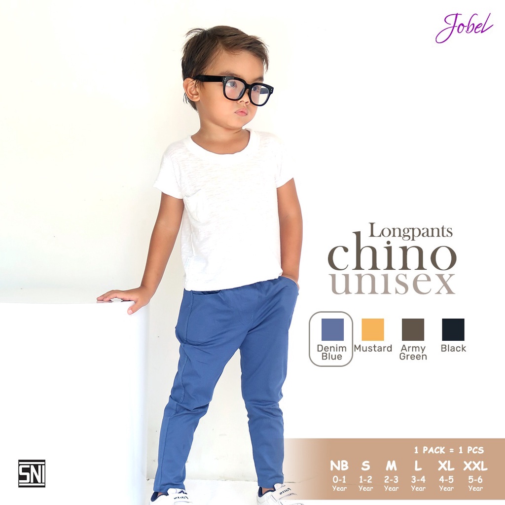 KZL16 KAZEL LONG PANTS CHINO CELANA PANJANG ANAK BOY&amp;GIRL