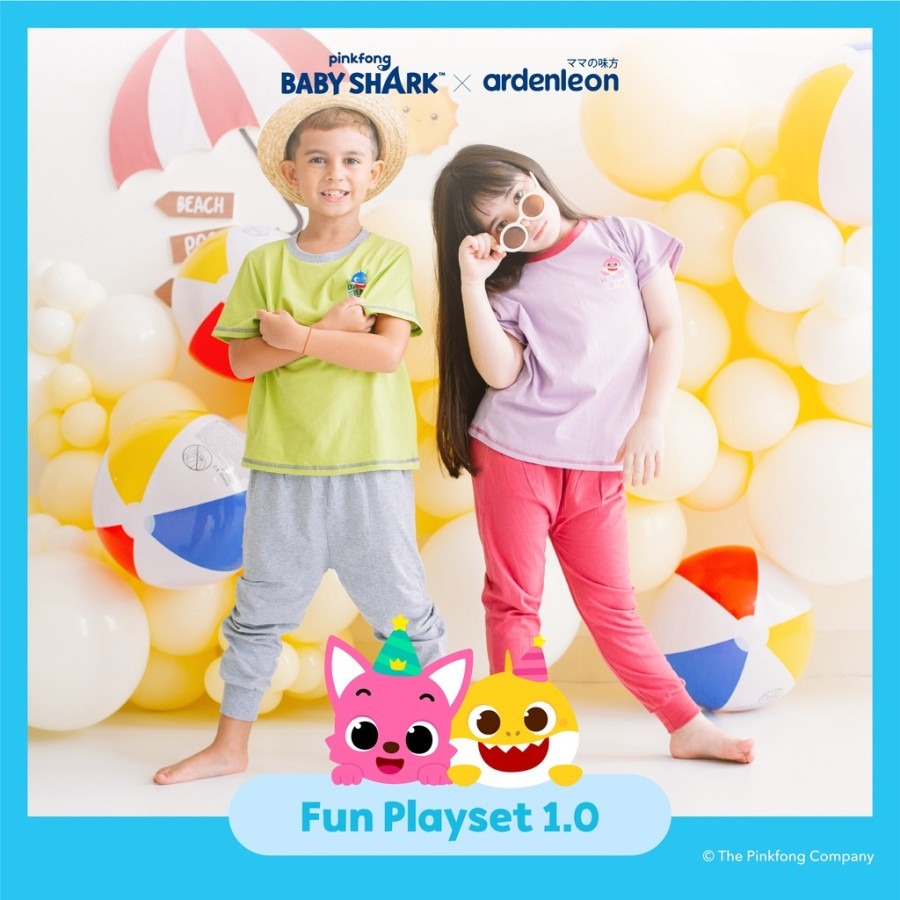 ARDENLEON x Pingfong Baby Shark Fun Playset Setelan Anak 1.0