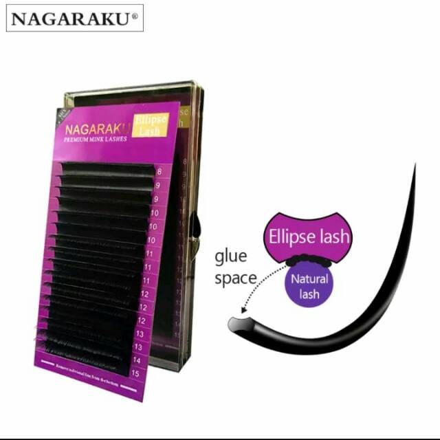 NAGARAKU PREMIUM ELLIPSE MURAH EYELASH MIX SUPER HALUS