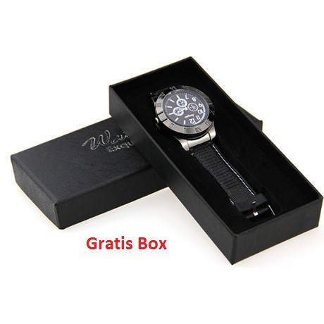 Jam Tangan Pria Korek Elektrik USB Hadiah Cigarrete Lighter Watch Jam Tangan Analog