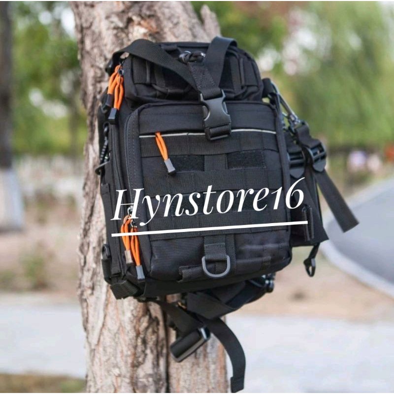 Tas Selempang Pria Outdoor Tactical -Black