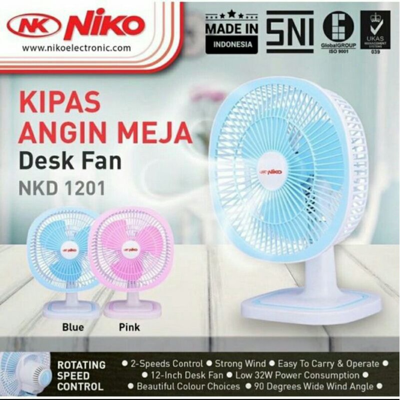 KIPAS ANGIN NIKO NKD1201 BRILLIANT STORE KALIJAGA RAYA