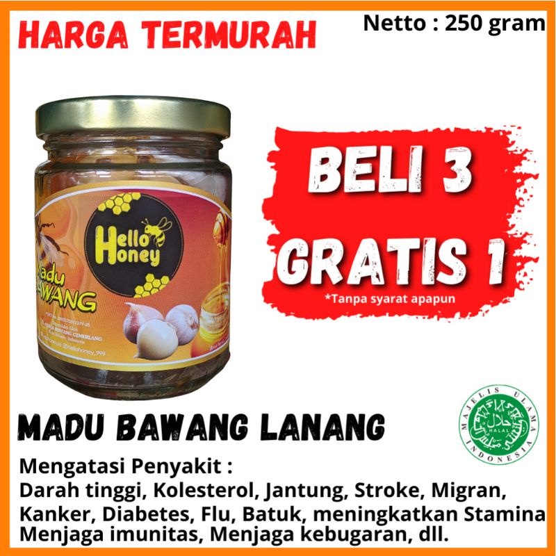 

Madu Asli Bawang Putih tunggal Lanang