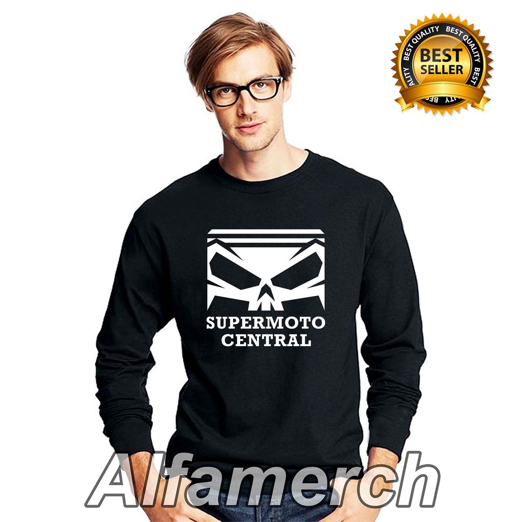 Baju Kaos Lengan Panjang SUPERMOTO Keren Pria Dan Wanita Distro Diamond Store