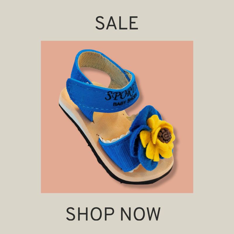 Arkn023 SandaL Anak Baby Bunga Slip-on terbaru 2022