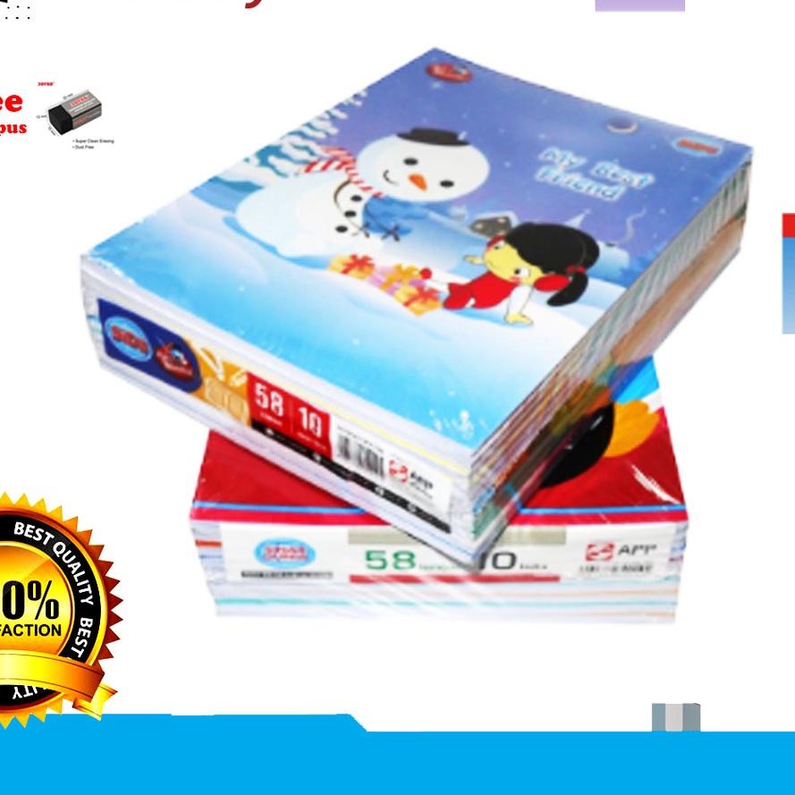 

Barang Baru Buku Tulis SIDU isi 58 Lembar - 1 pack isi 10 Buku UTS!!