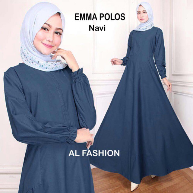 AB Agen Baju Official Shop - GAMIS MAXI EMMA POLOS