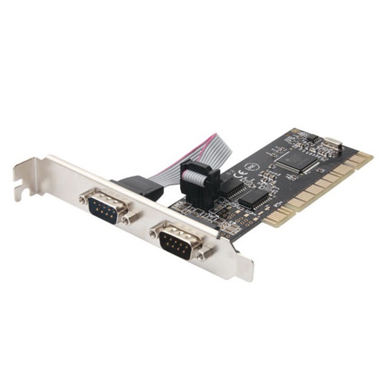 Btsg Dual PCI Port Kartu Ekspanding RS232 RS-232 Port serial Konektor Port Paralel