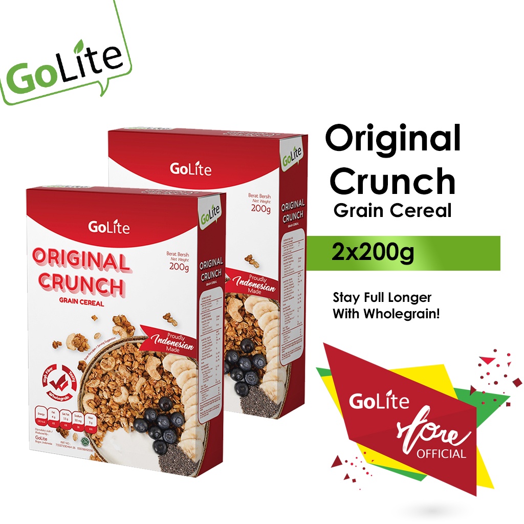 

Sereal GoLite Original Crunch Grain Cereal 200g (Double Pack)