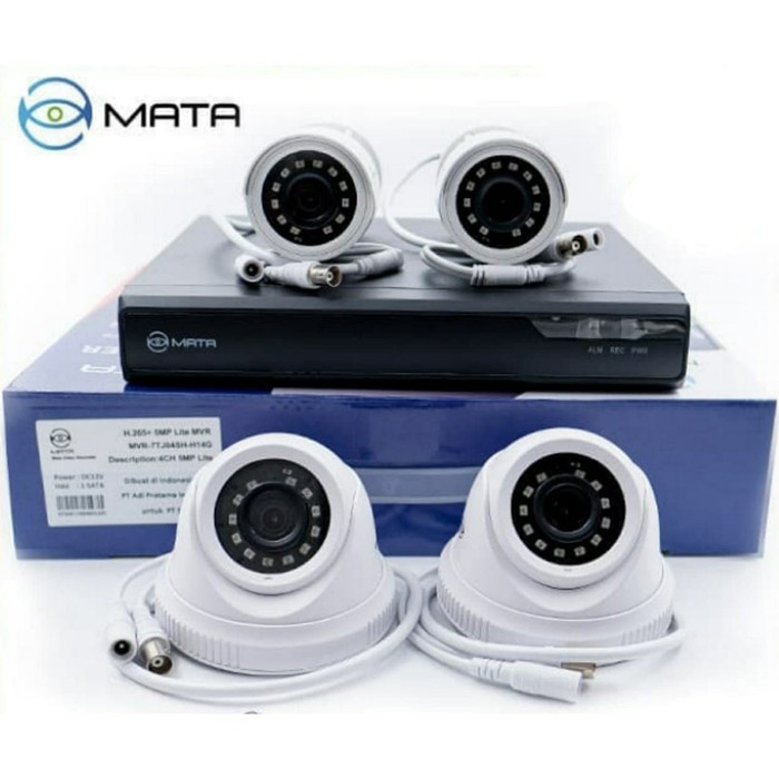 Paket 4 Kamera CCTV 5MP MATA