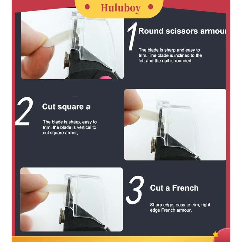 Huluboy Huluboy♡ Gunting Kuku Palsu Desain Ergonomis Anti Oksidasi Untuk Salon