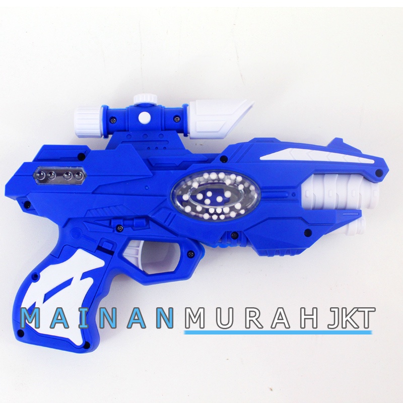 MAINANKEI MAINAN ANAK MURAH PROJECTION SPACE GUN LG10 MAINAN TEMBAK TEMBAKAN PISTOL TERDAPAT GAMBAR FILM NYA PADA LASER TEMBAKAN