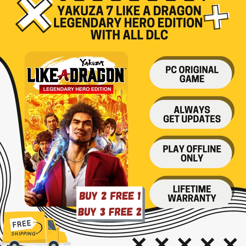 Jual Yakuza 7 Like A Dragon Legendary Hero Edition With All Dlc Pc