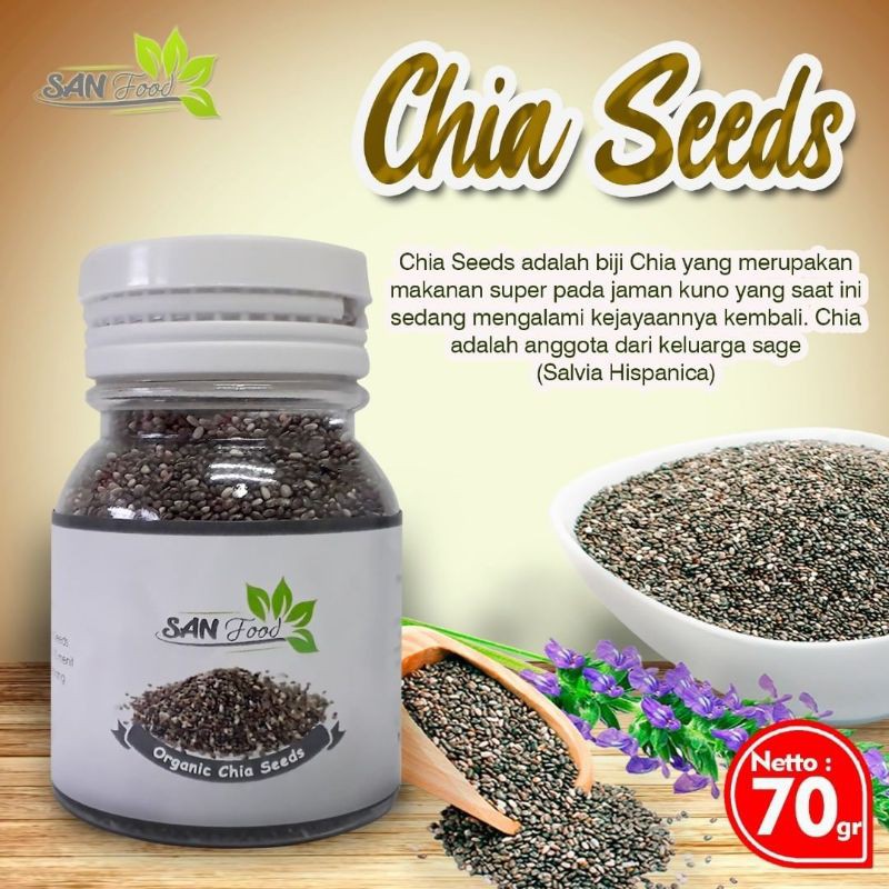 

SAN food Chia Seed Organic 70 gr SUPERFOOD