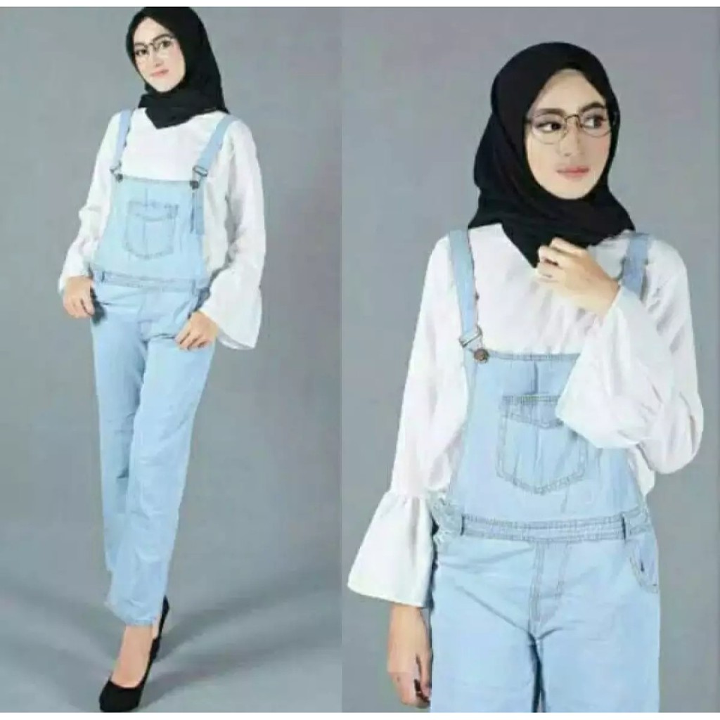 Jumpsuit Wanita Celana Kodok Baju Kodok Setelan Wanita (Tanpa Inner/Baju dalam)