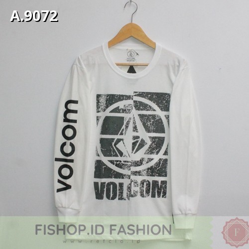 Kaos Surfing Distro Pria Volcom Premium Murah Lengan Panjang