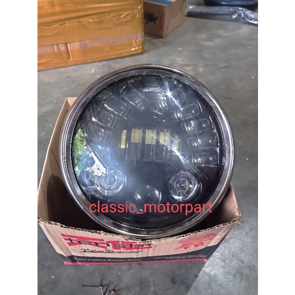 lampu depan standar megapro primus reflektor daymaker 19 titik set batok lampu megapro