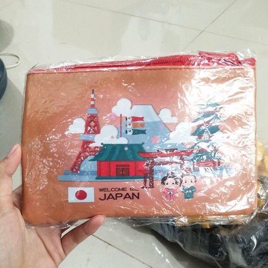 Dompet Souvenir Simpel Mini Dompet Nuansa Japan Dompet Serbaguna Dan Praktis