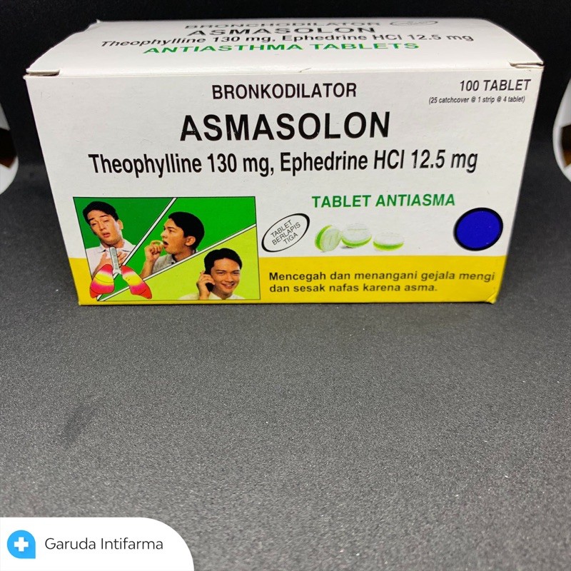 asmasolon tablet anti asma BOX (100 tablet)