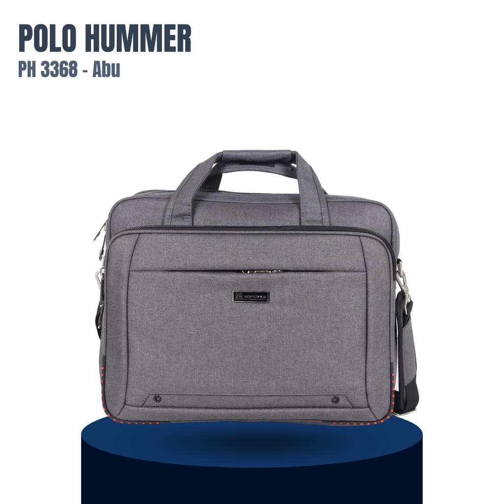 Tas Kerja Stopmap Expanding - Briefcase Tas Laptop POLO HUMMER Original