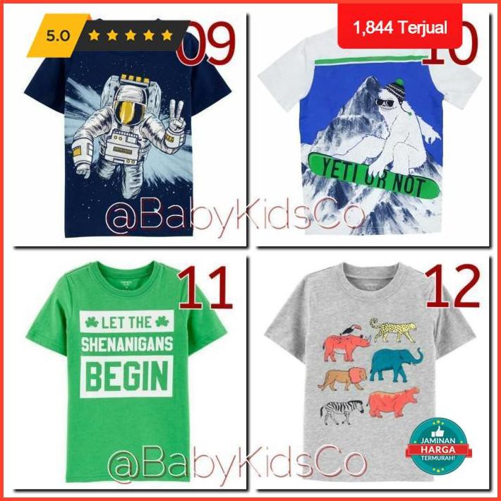 Kaos C*Rter'S Anak Laki Kids Tee Tshirt Bayi Carter Carters Original Exclusive