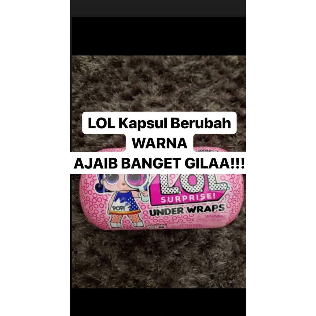 Boneka LOL Surprise Murah Under Wraps Pets Kapsul Bola Ball Ori Z4 READY