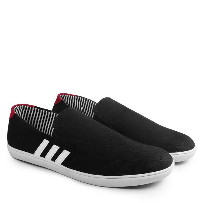 Sepatu Slop Pria Adidas Depp Sepatu Slip On Cowok Casual Formal kerja Santai bisa COD