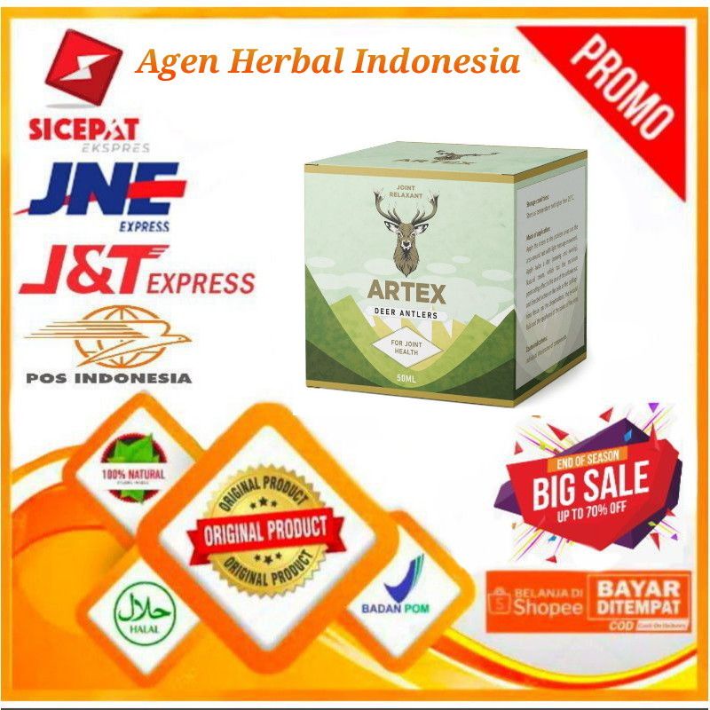 ARTEX Asli Cream Nyari Tulang Sendi Lutut Terbaik Artex Krim Original