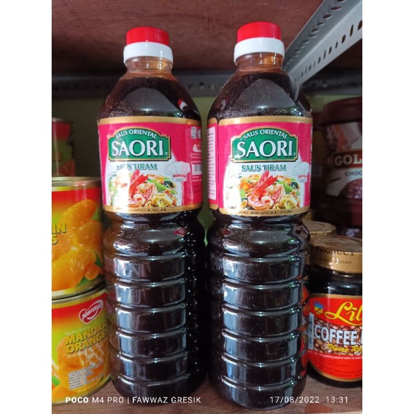 SAORI saos tiram 1 liter Saus Oyster botol besar halal original bumbu masak penyedap rasa murah