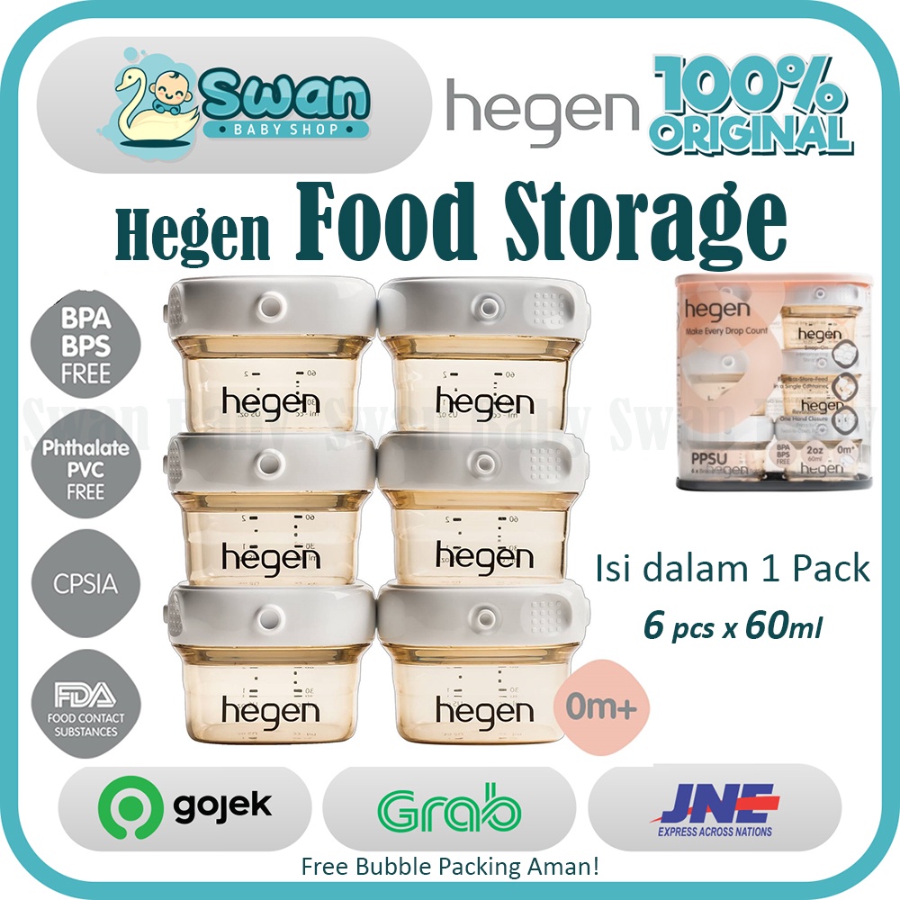 Hegen PCTO™ 60ml/2oz Breast Milk Storage PPSU 6-Pack