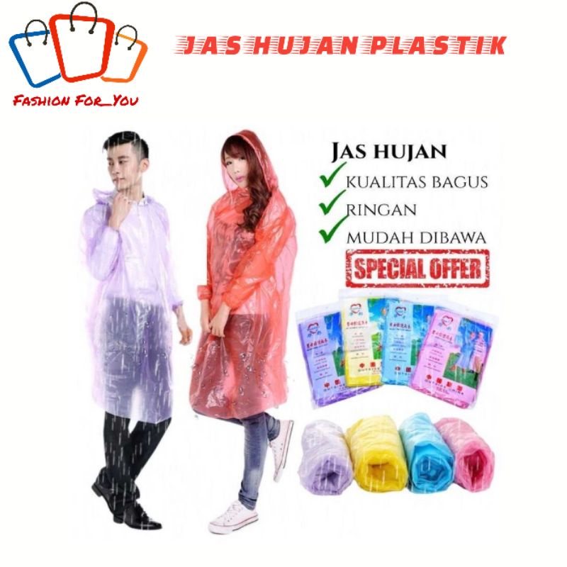 Jas Hujan Plastik Murah Banget