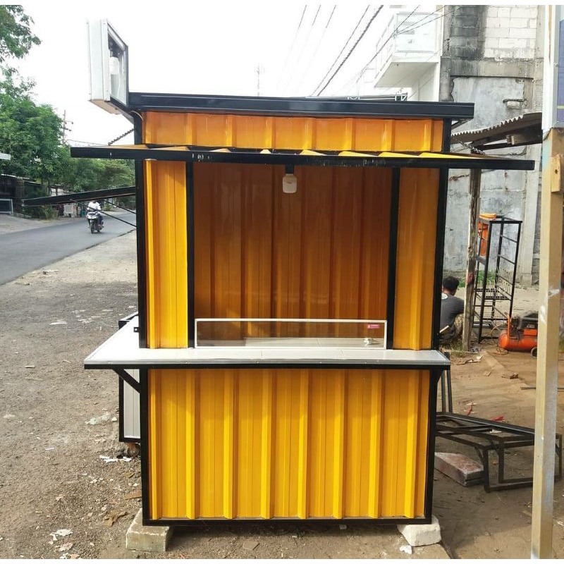 FULLSET Booth Stand Makanan Container Second Mulus Premium