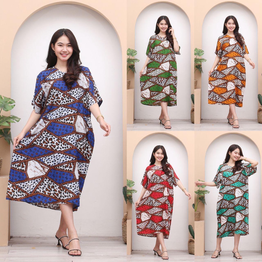 Daster Jumbo batik DIANTY Daster Busui  Daster cantik  Baju tidur  Baju santai  Baju batik