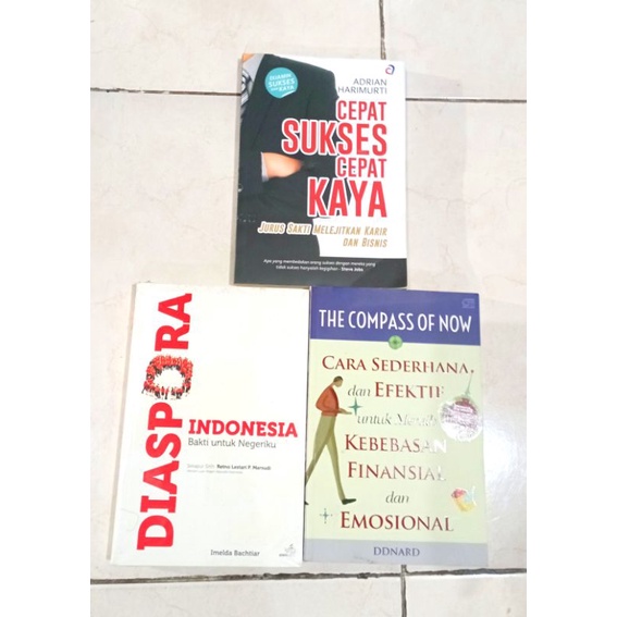 PROMO PAKET OBRAL BUKU MOTIVASI ( 3 BUKU 35 RB) / PENGEMBANGAN DIRI / INSPIRASI / MOTIVASI / BUSSINESS / SELF REMINDER / MURAH ORIGINAL-PAKET 30RB 3