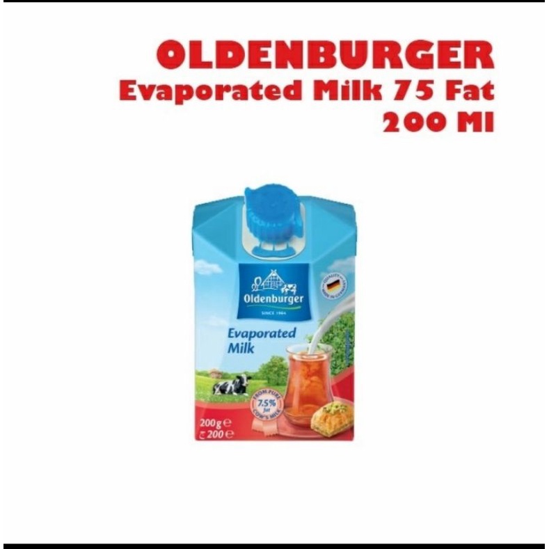 Oldenburger Susu Evaporasi/Evaporated Milk 200gr
