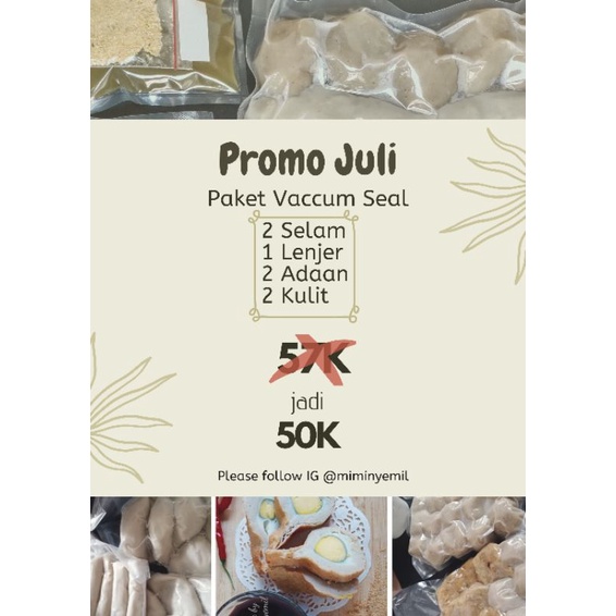 

Paket pempek promo 50rb