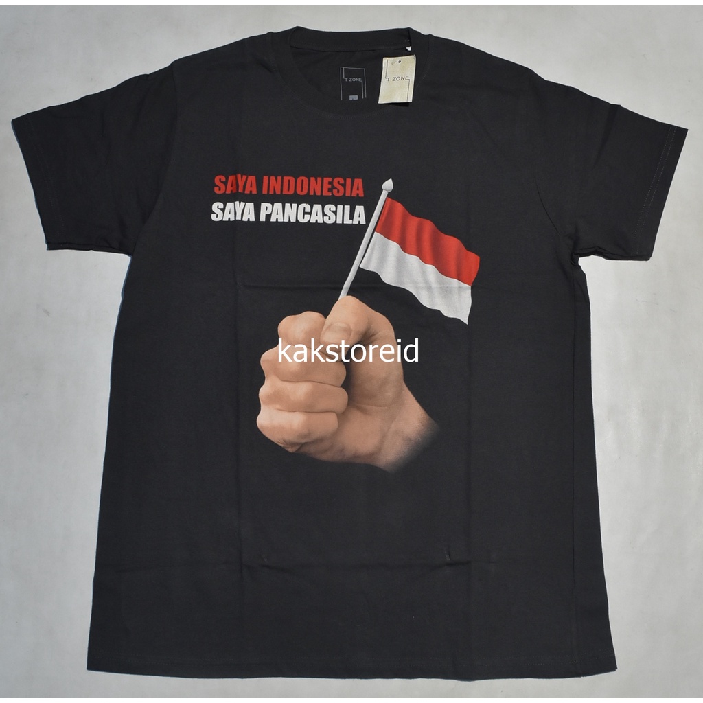 Kaos Pria Lengan Pendek T-Zone Abu Motif LUS 17 ORIGINAL & REAL PICTURE