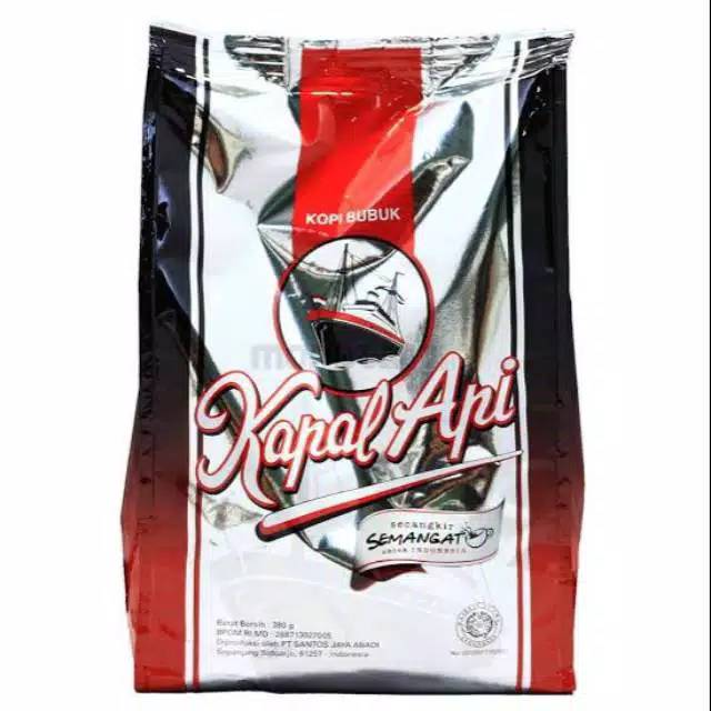 

Kapal api kopi bubuk reffil 350g kopi asli(kemasan baru)