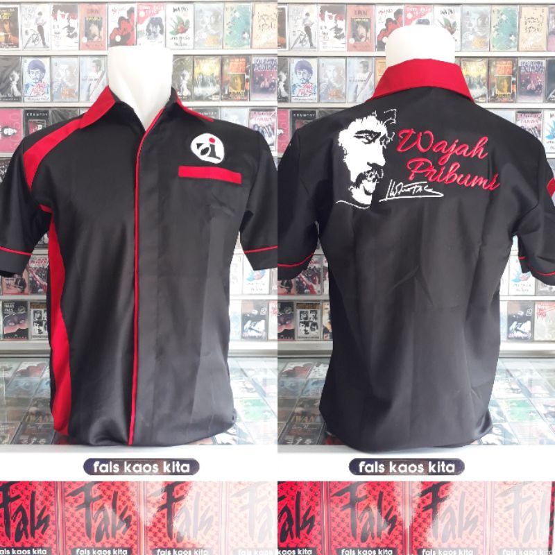 PDH Oi wajah pribumi kemeja iwan fals baju iwan fals hem iwan fals Oi PDL iwan fals flanel iwan fals