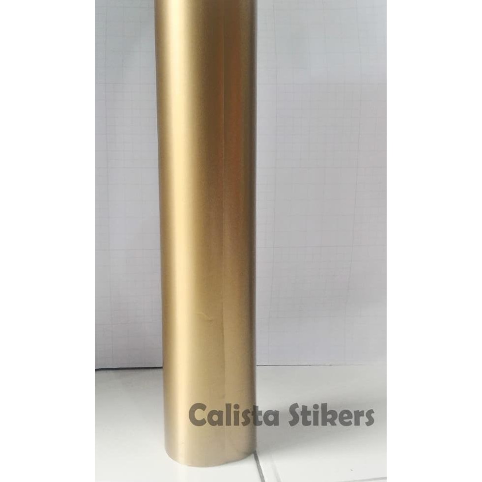 Ezc75 Stiker Sticker Skotlet Kuning Emas Gold Motor Mobil