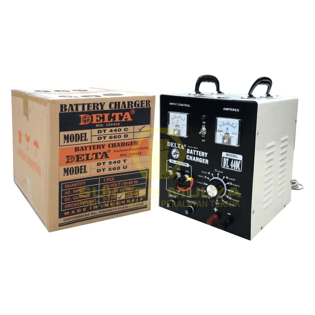 BATTERY CHARGER CAS AKI  MURAH DELTA DT 440 C