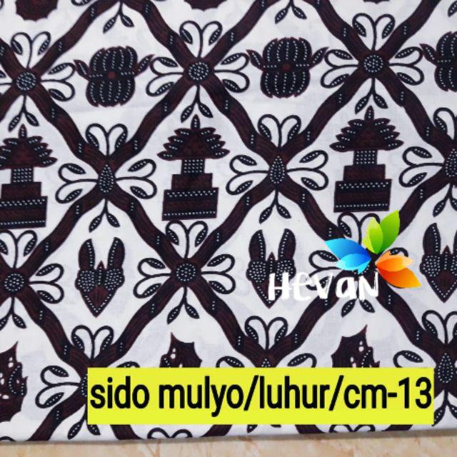 Jarik Cewek Cowok WIRU INSTAN, Motif Lengkap / Banyak-Sido Mulyo