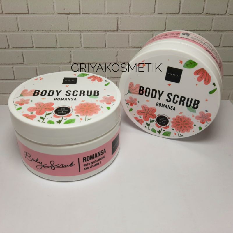 BODY SCRUB SCARLETT ROMANSA BPOM