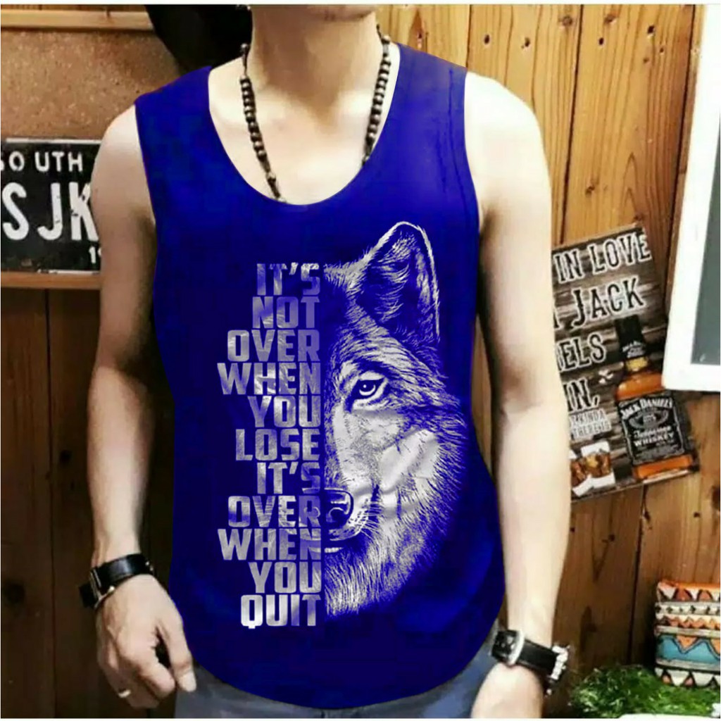 AMOSJKT28.SINGLET WOLF/SINGLET DEWASA/SINGLET PRIA