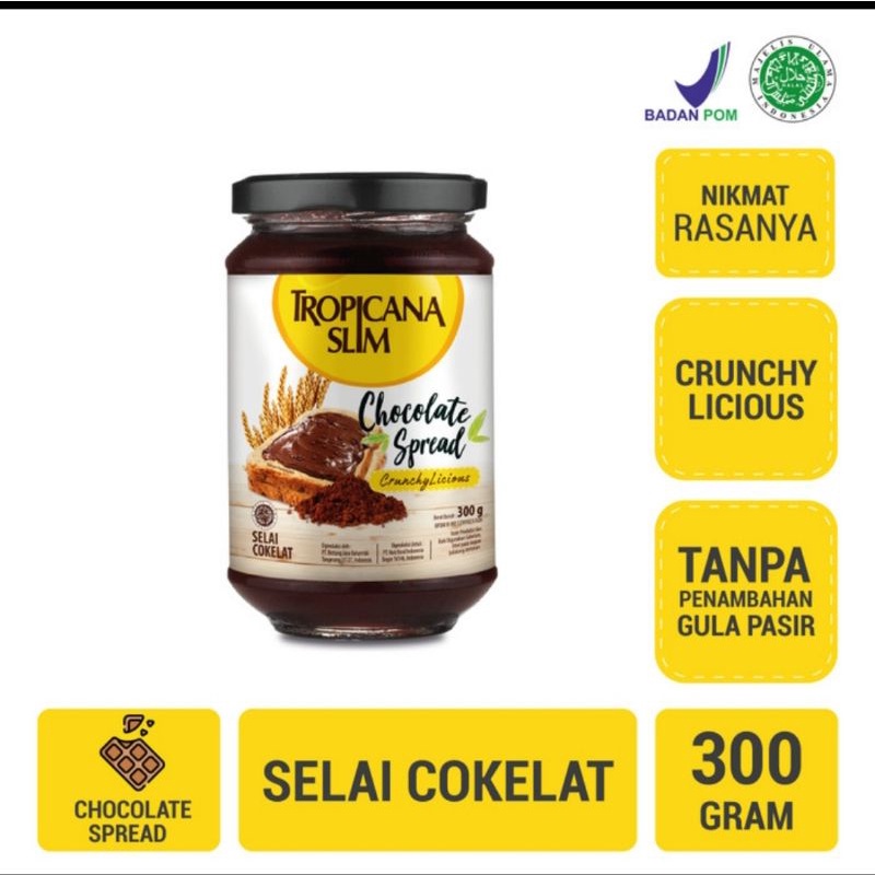 

Tropicana slim chocolate spread 300gram