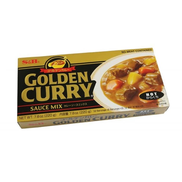 

READY - S&B GOLDEN CURRY SAUCE MIX HOT 220GR BOX